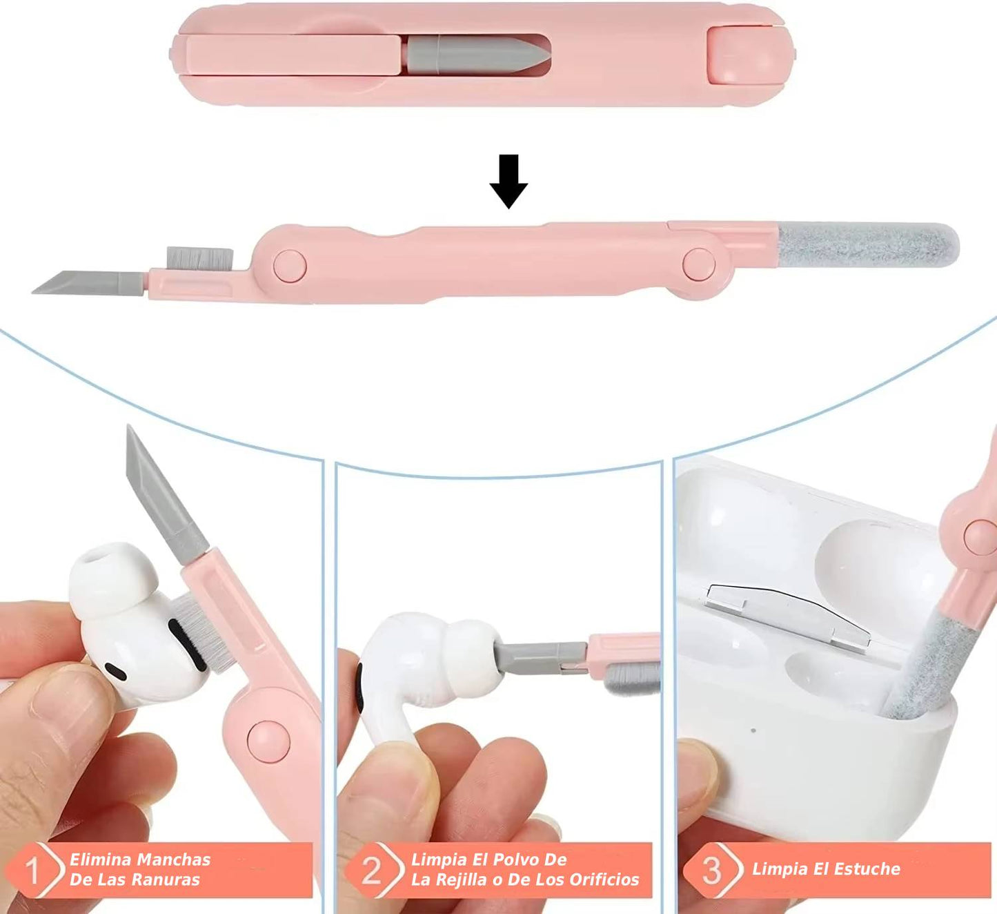 Kit Limpieza Zafiro Pulse 7 En 1